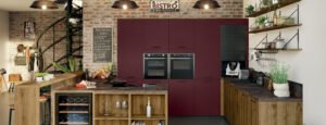 2025 bistro cuisine retro bistro indus rouge et bois