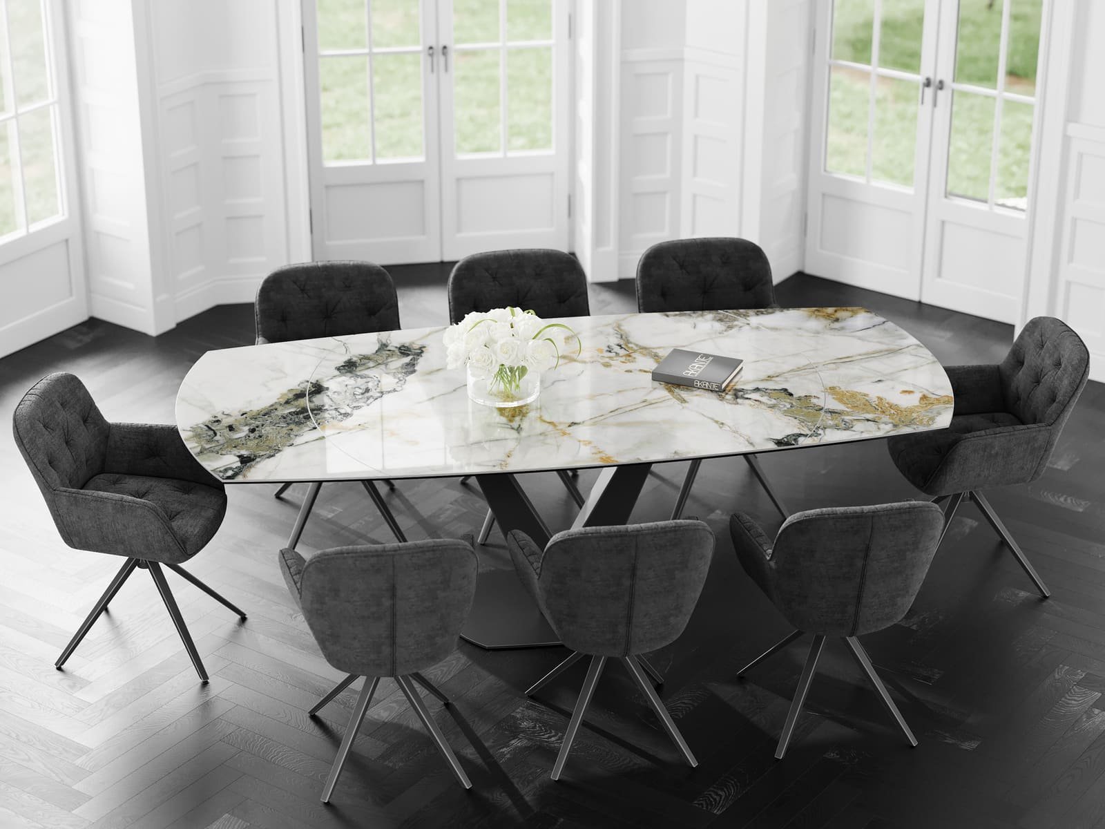 lot de 2 chaises charleston assise pivotante a 180° lot de 2 chaises charleston assise pivotante a 180°