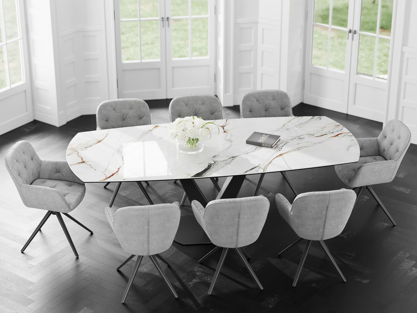 lot de 2 chaises charleston assise pivotante a 180° lot de 2 chaises charleston assise pivotante a 180°