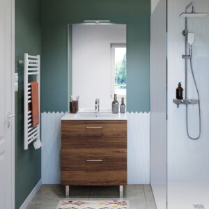 2025 chango bois meuble salle de bains chango noyer brun