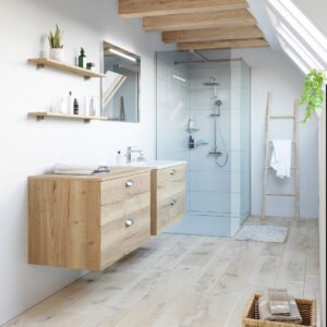 2025 loft meuble salle de bains loft bois chene brut