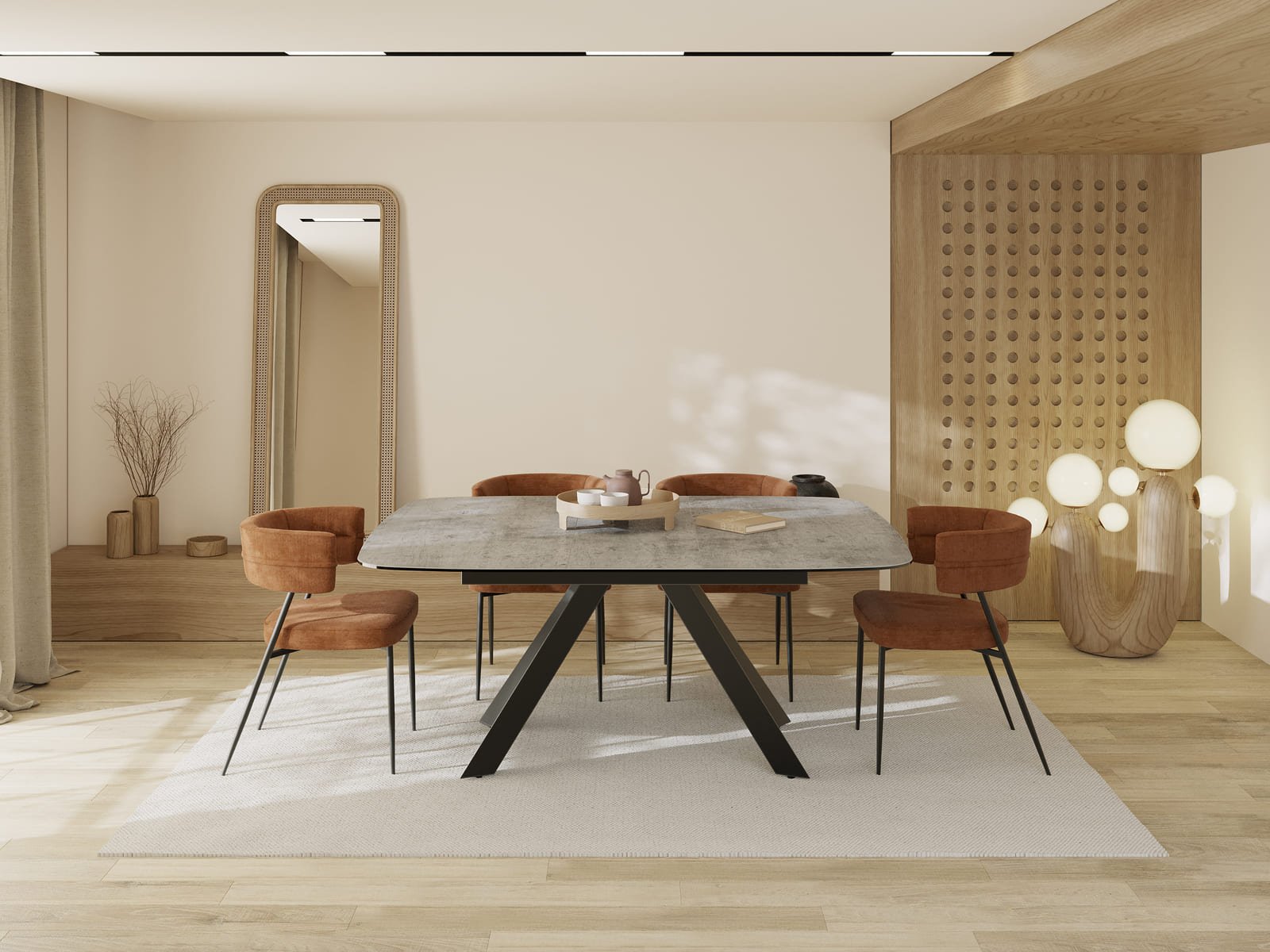 table de repas mexico plateau céramique finition pieds acier laqué noir mat table de repas mexico plateau céramique finition pieds acier laqué noir mat