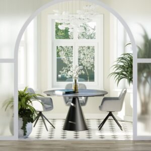 table new icone 100/150 plateau céramique ligne désign assuré