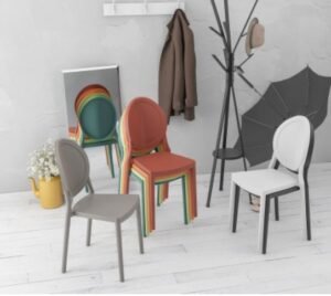 chaise léon ak empilable