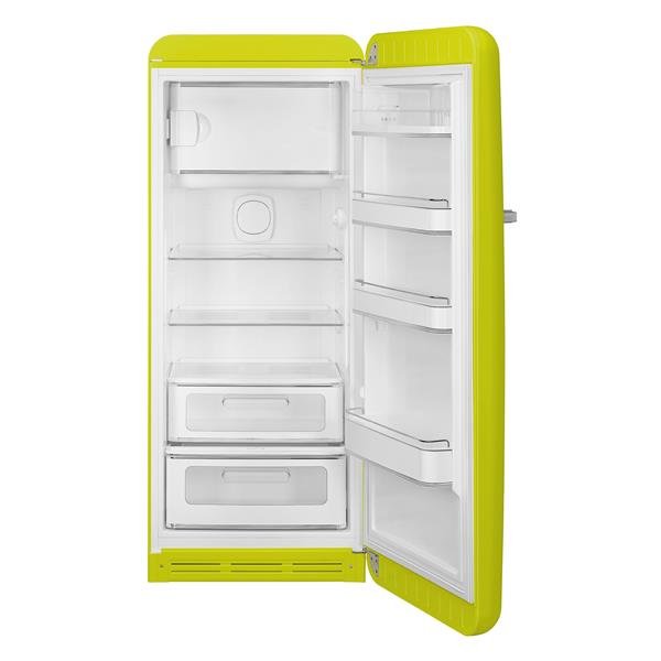 réfrigérateur 1 porte design années 50 smeg (réf.fab28r.) avec charnières à droite réfrigérateur 1 porte design années 50 smeg (réf.fab28r.) avec charnières à droite