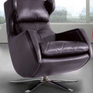 fauteuil américa cuir pivotant : haut de gamme !